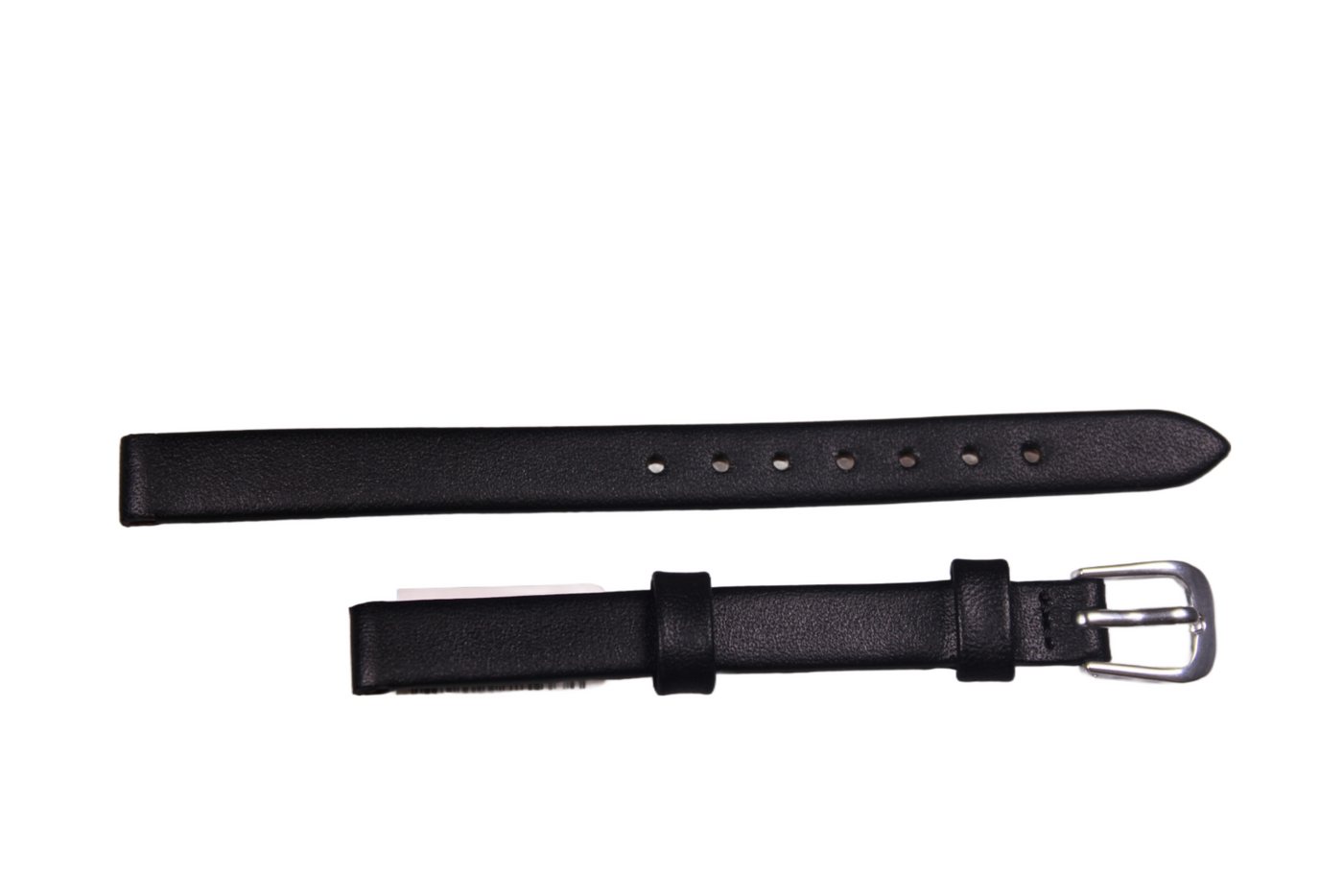 Eichmüller Uhrenring Uhrenband Schwarz 8 mm, (2-tlg), Echt Leder von Eichmüller