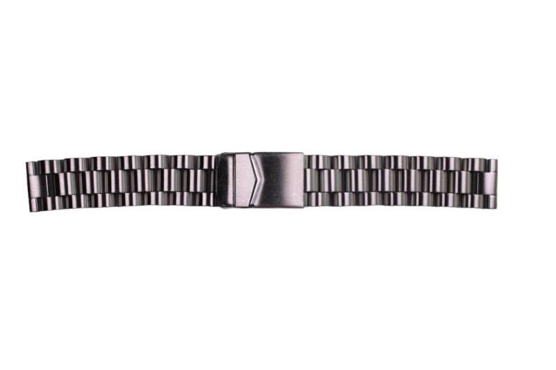 Eichmüller Uhrenring Uhrenband Silber 20mm, (2-tlg), Echt Leder von Eichmüller