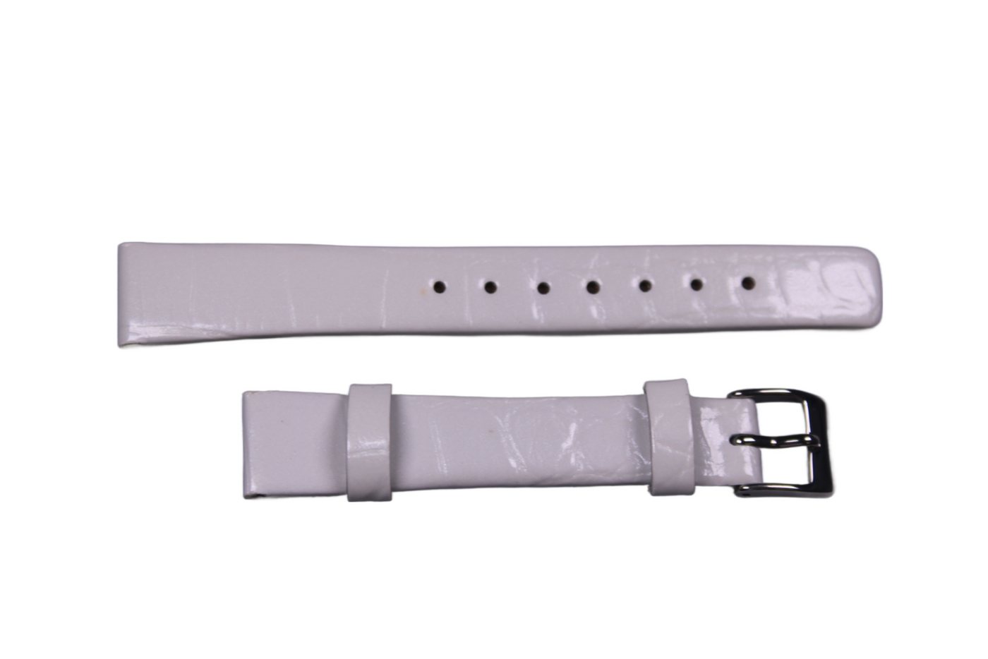 Eichmüller Uhrenring Uhrenband Weiß 14 mm, (2-tlg), Echt Leder von Eichmüller