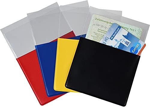 KFZ Schein Schutzhülle Etui Mappe Kartenhülle Fahrzeugschein Hülle BLAU von Eichner