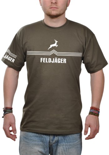 Eidos T-Shirt Herren Feldjäger - Khaki XL von Eidos