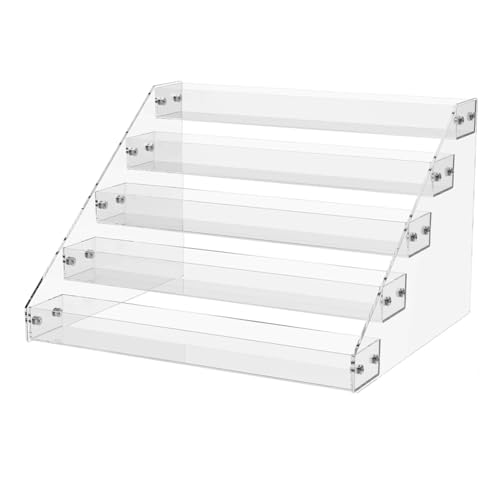 Eieenotee 5-Lagiges Transparentes Display, Klarer Aufbewahrungsst?nder f¡§1r Lidschatten-Makeup von Eieenotee