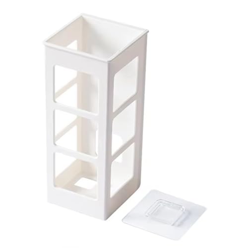 Eieenotee An der Wand Montierter Organizer f¡§1r Haar-Tools - Stanzfreier Halter f¡§1r B¡§1rsten, Lockenst?be, ?tteisen, Badezimmer-Aufbewahrungsregal von Eieenotee