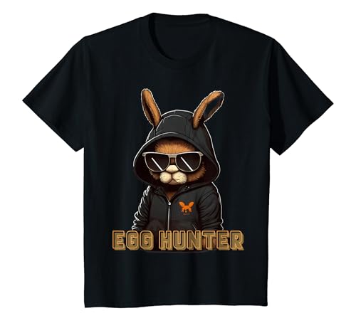 Kinder Cooler Osterhase für Jungen und Kinder T-Shirt von Eiersuche Osterhase Outfit für Coole Jungs
