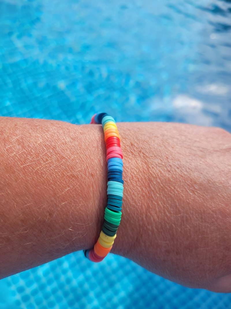 Armband | Katsuki Perlen Regenbogen Sommer Armband | Katsuki Perlen Regenbogen Sommer von Eifelbrise