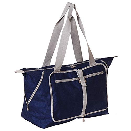 Eighosee Modische Reisetasche, Handtasche, lässig, Wochenendtasche, multifunktional, für Damen, Gepäcktasche, Blau, blau, Einheitsgröße von Eighosee