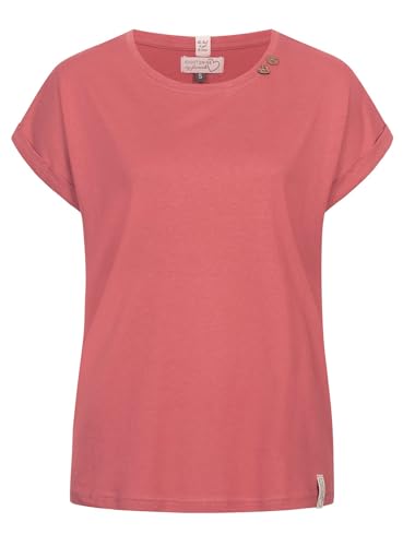 Eight 2 Nine Damen T-Shirt LETN-064 Loose Fit Kurzarmshirt Soft Red S von Eight 2 Nine