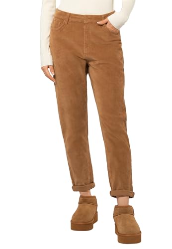 Eight 2 Nine Eight2Nine Damen Kordhose MOM Fit mit Aufschlag middle-brown M von Eight 2 Nine