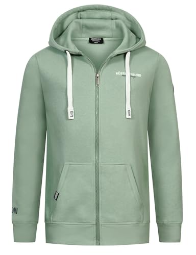 Eight 2 Nine Herren Kapuzen-Sweatjacke Küstenfreund LETN-091 Statement Maritim Light Green XL von Eight 2 Nine