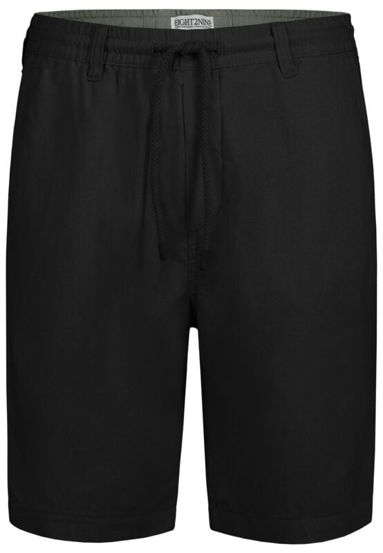 Eight2Nine Mens Linen Chinoshorts Short schwarz in 32 von Eight2Nine