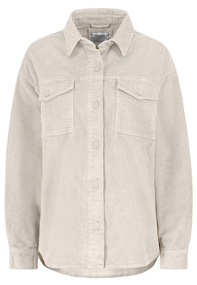 Eight2Nine Blouson Cord-Design mit Taschen und Knopfverschluss (1-St) D60002M11048_Jacket von Eight2Nine