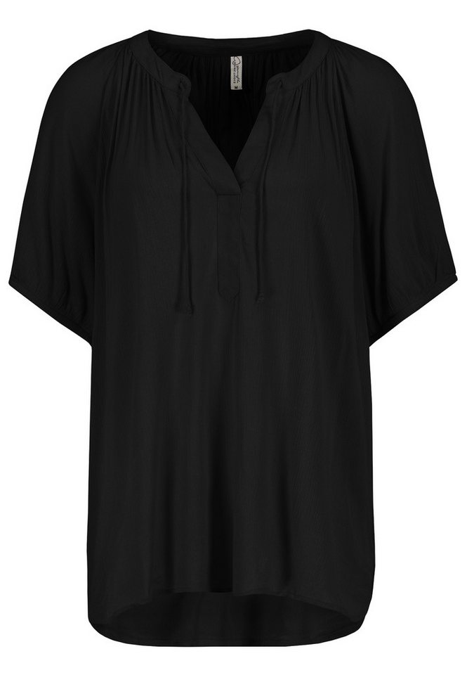 Eight2Nine Blusenshirt Elegantes Oberteil mit V-Ausschnitt und Knopfleiste Crinkle Crèpe Shirt Eight2Nine Blusenshirt Elegantes Oberteil mit V-Ausschnitt und Knopfleiste Crinkle Crèpe Shirt von Eight2Nine