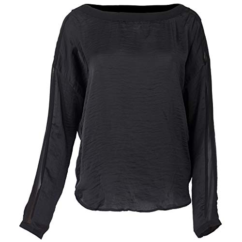 Eight2Nine Damen Bluse Shirt Damenbluse Oversize, Farbe:Black;Größe:S von Eight2Nine