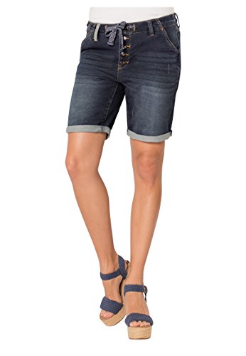 Eight2Nine Damen Boyfriend Bermuda Shorts in Denim-Optik Blue M von Eight2Nine