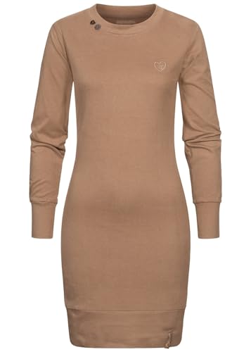 Eight2Nine Damen Kleid Longsleeve Dress mit Knopf-Details am Kragen von Eight2Nine