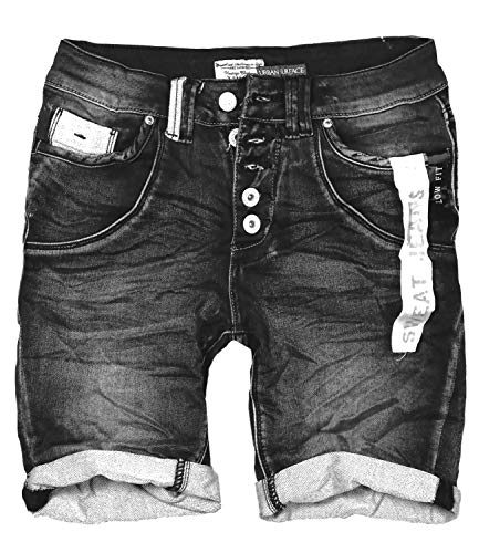Eight 2 Nine Damen Short Jeansshort Sweat Jeans Bermuda 5 Pocket by URS (L, Sweep) von Eight 2 Nine
