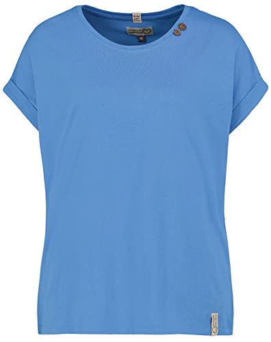 Eight2Nine Damen T-Shirt LETN-064 Loose Fit Kurzarmshirt Marina Blue M von Eight2Nine