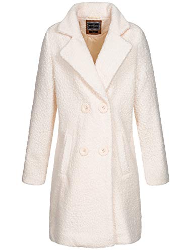 Eight2Nine Damen Woll-Kurzmantel LETN-051 mit Kragen winter cream XL von Eight2Nine