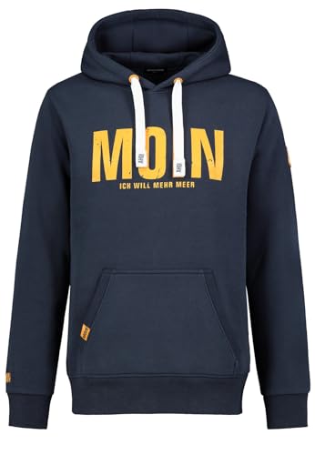 Eight2Nine Herren Hoodie Moin LETN-077 Kapuzen-Sweatshirt Statement Maritim Navy L von Eight2Nine