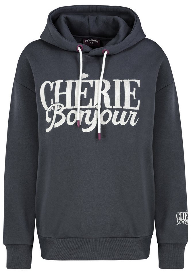 Eight2Nine Hoodie Moderner Frontprint (1-tlg) EIGHT2NINE Hoodie von Eight2Nine