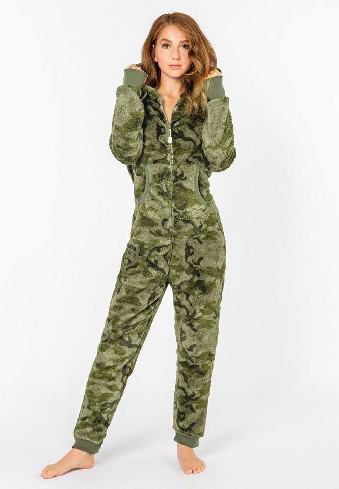 Eight2Nine Jumpsuit Fleece Overall mit Öhrchen von Eight2Nine