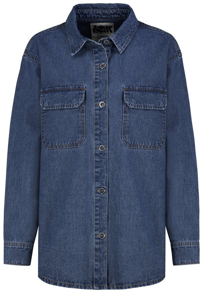 Eight2Nine Langarmbluse DOB Bluse, langarm, Umlegekragen, o 19300 von Eight2Nine