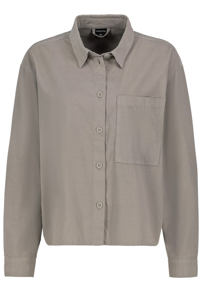 Eight2Nine Langarmbluse DOB Oversize Hemdjacke, große aufge 20400 von Eight2Nine