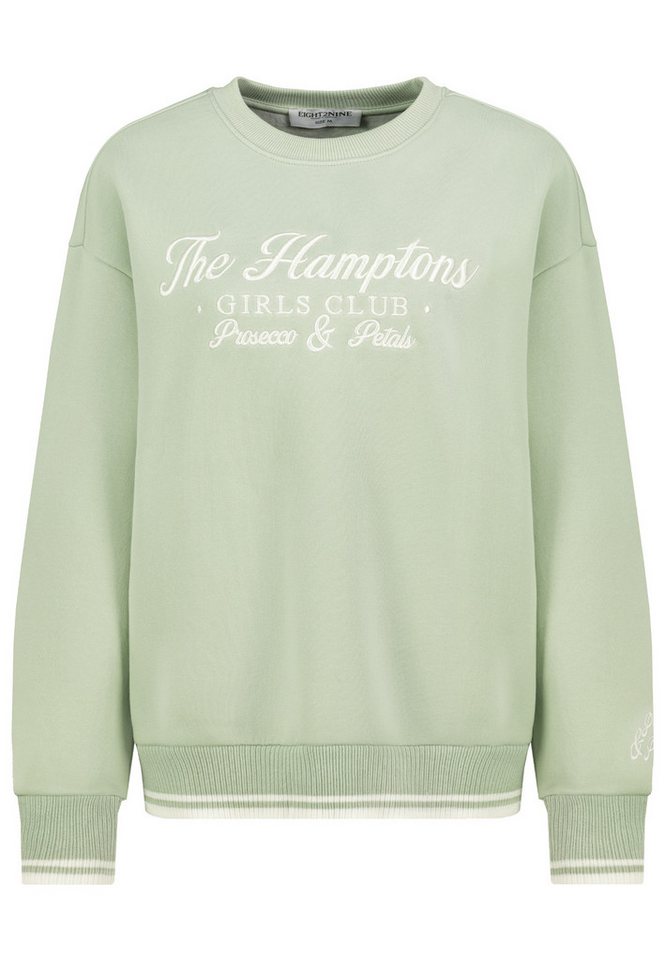 Eight2Nine Longpullover Pullover mit Frontprint (1-tlg) D10600BI02822A_L/S Shirts von Eight2Nine