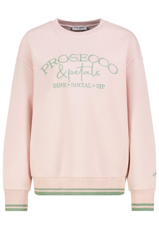 Eight2Nine Longpullover Pullover mit Frontprint (1-tlg) D10600BI02822A_L/S Shirts von Eight2Nine