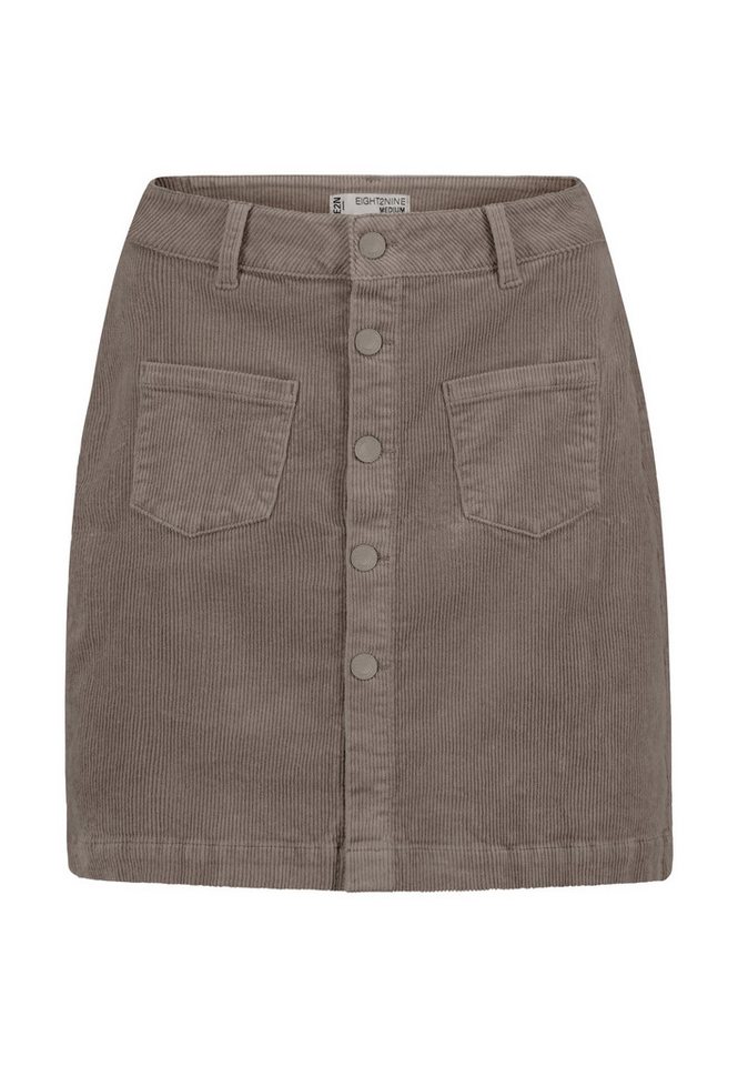 Eight2Nine Minirock Damen Mini Cordrock aufgesetzte Taschen und Kopfle von Eight2Nine