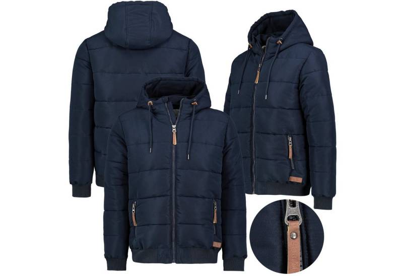 Eight2Nine Steppjacke Herren Winter Jacke Steppjacke Kapuzenjacke Stehkragen Warm Gesteppt von Eight2Nine