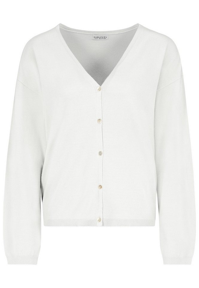 Eight2Nine Strandpullover DOB Strick Cardigan mit Knopfleiste 22000 von Eight2Nine