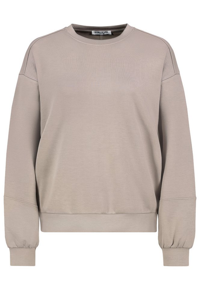 Eight2Nine Sweater DOB Sweat, Crewneck, überschnittene 20400 von Eight2Nine