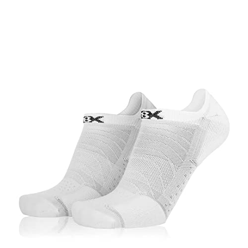 Eightsox Sneaker 2-pack Weiß - Komfortable atmungsaktive Sneaker Socken, Größe EU 35-38 - Farbe White Uni von Eightsox