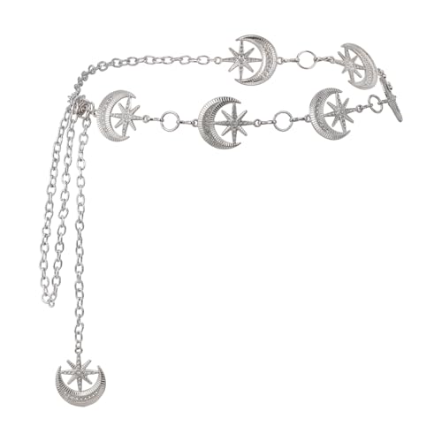 Eigso Frauen Punk Rock Legierung Taille Kette Vintage Retro 2000s Charming Kette Gürtel für Frau Taille Gürtel von Eigso