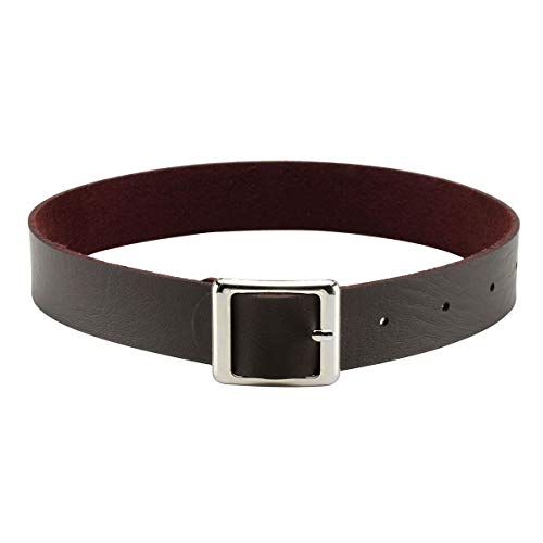 Eigso einfaches Design Retro Gothic Punk Choker Halskette für Frauen Spiked Adjustable (Schokolade) von Eigso