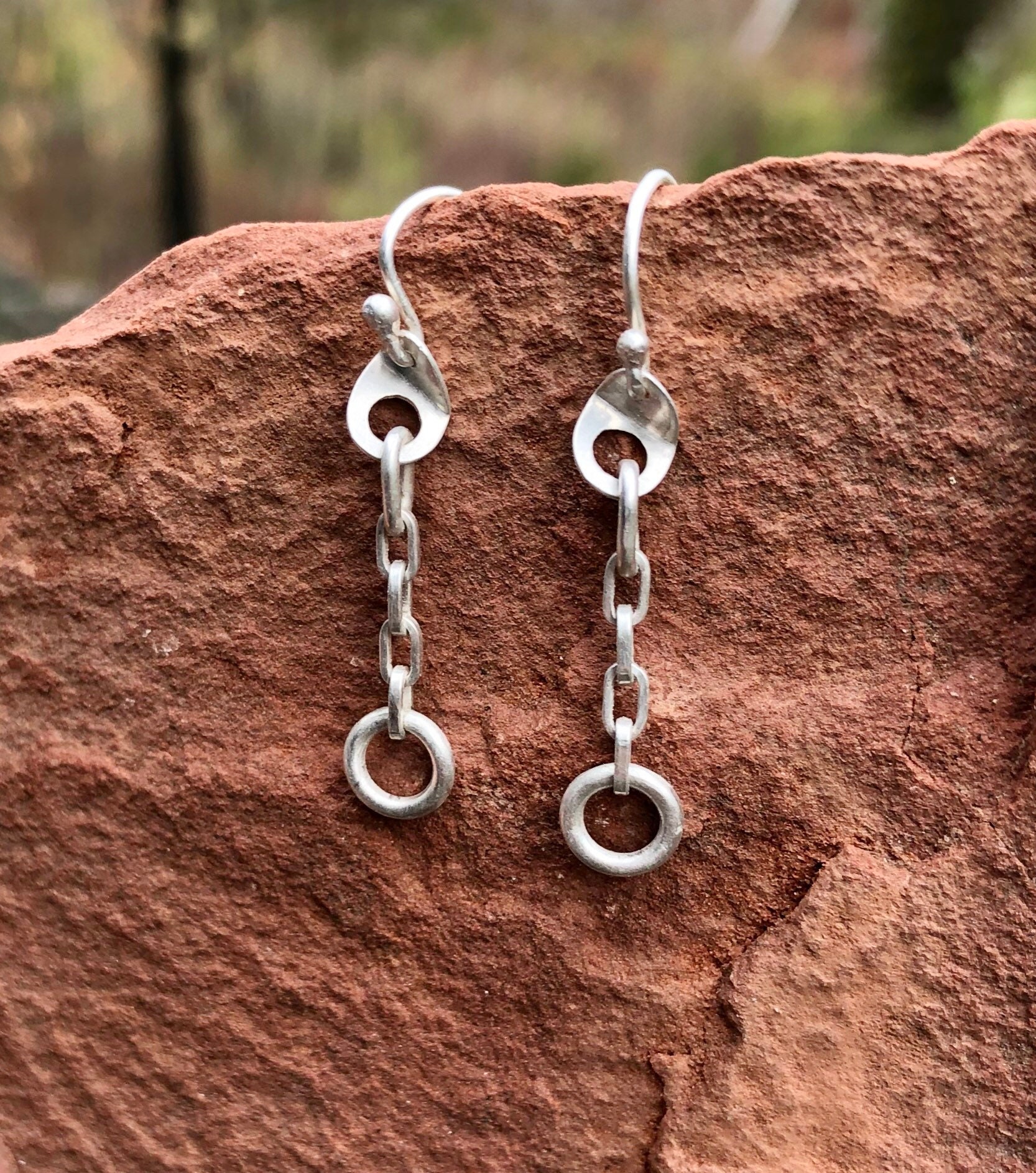 Rock Klettern Anker Kette Ohrringe von EijaLindsey