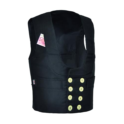 EIKO CONNOR - Zunftweste - Serie 86ST - Deutschleder Schwarz L von EIKO