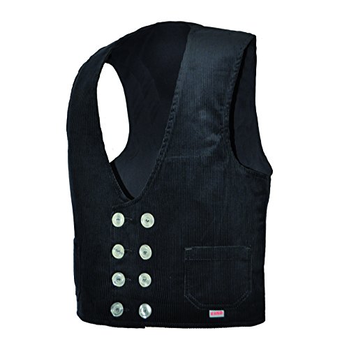 Eiko Zunftweste, Genua-Cord, schwarz (46) von EIKO