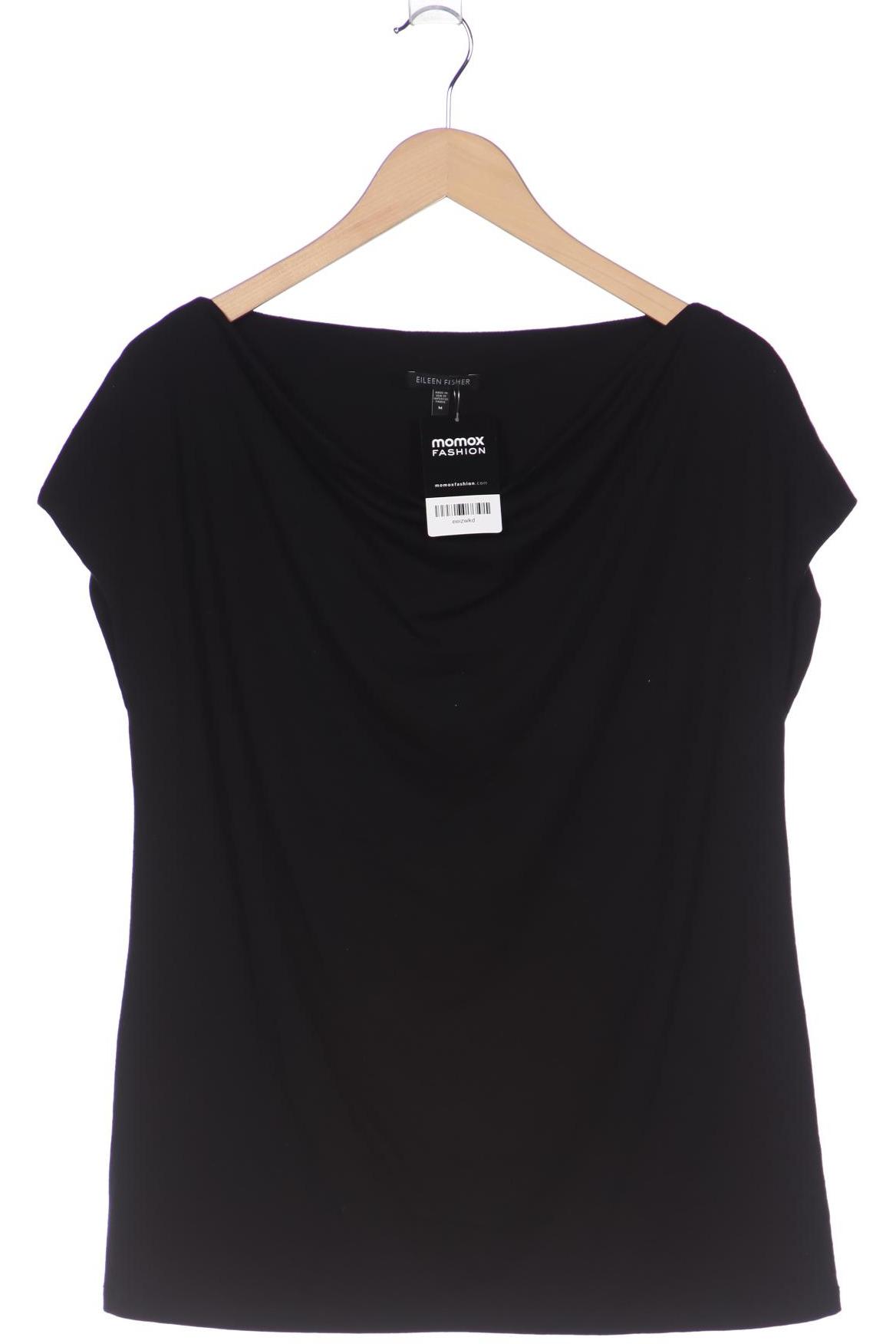 Eileen Fisher Damen T-Shirt, schwarz, Gr. 38 von Eileen Fisher