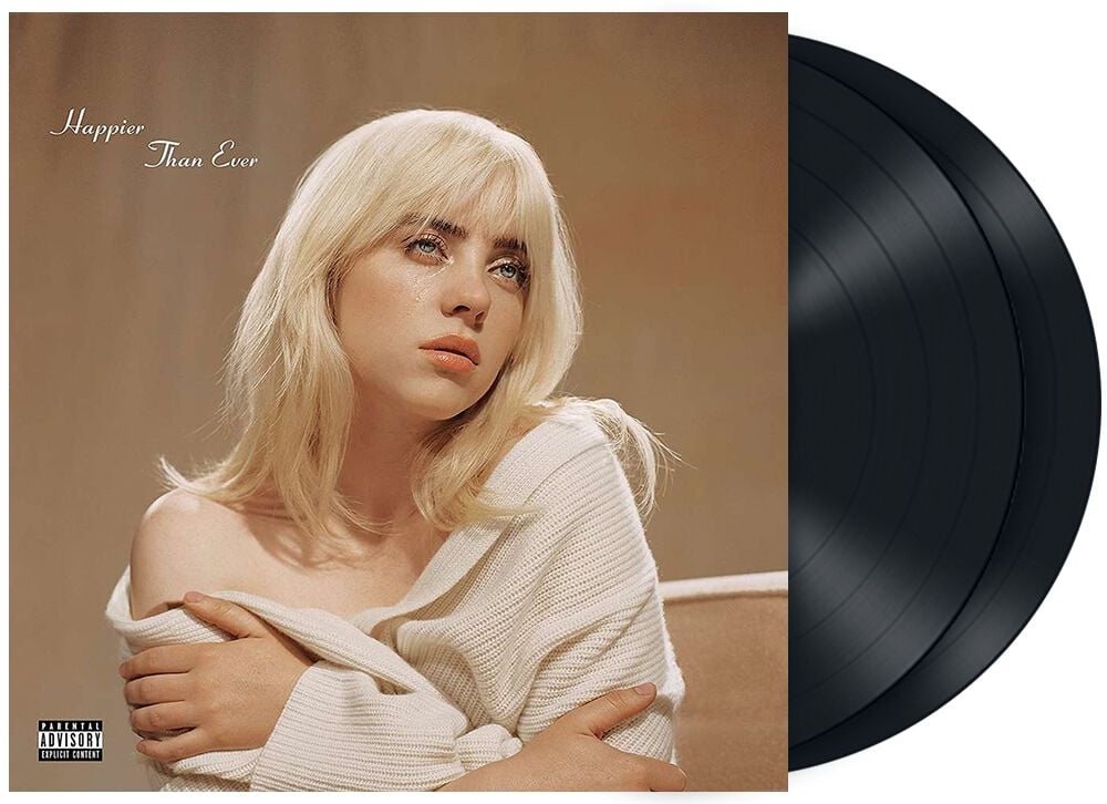 Eilish, Billie Happier than ever LP multicolor von Eilish, Billie