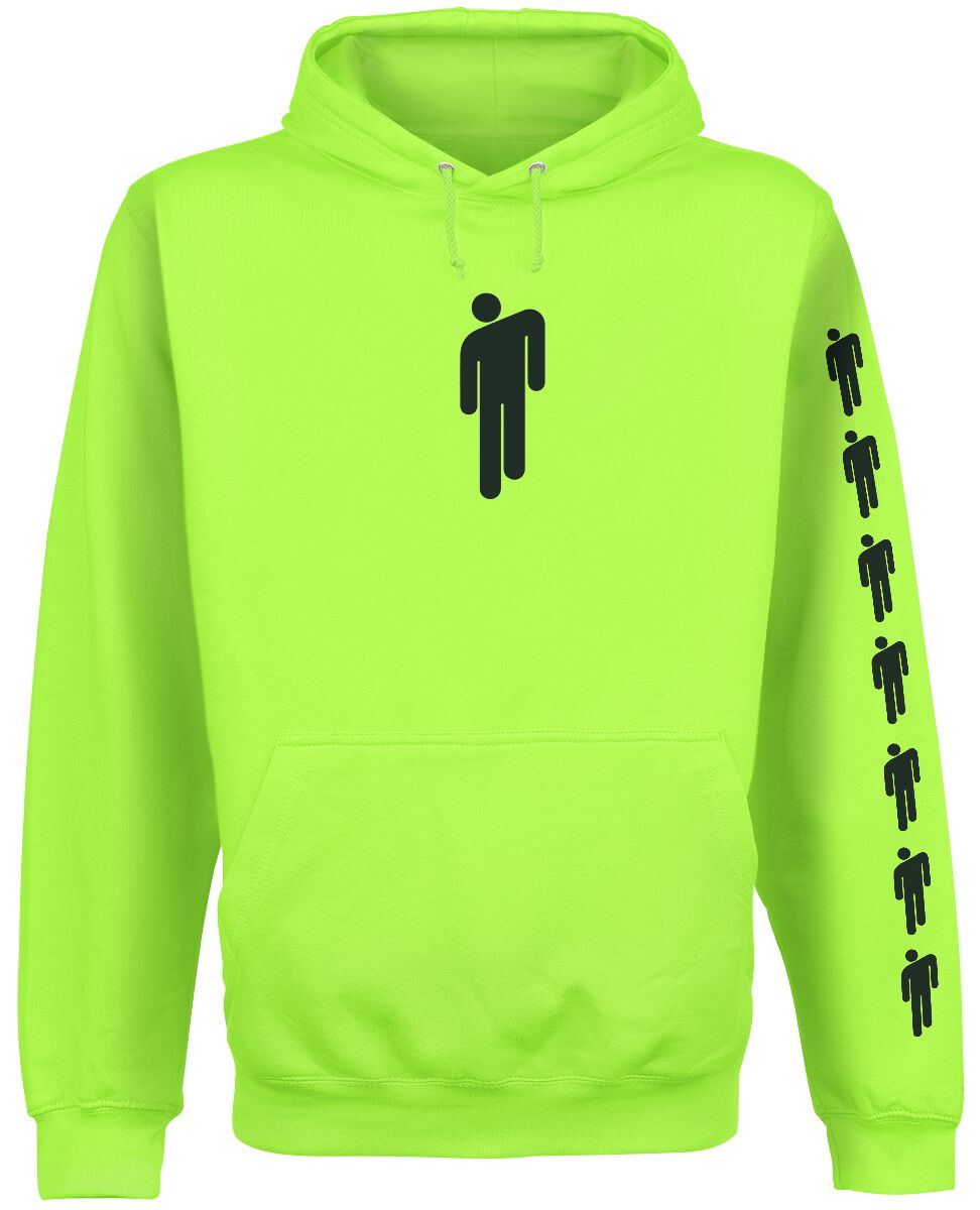 Eilish, Billie Logo Kapuzenpullover lime in XL von Eilish, Billie