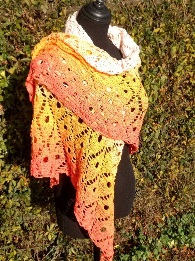 Dreieckstuch Gehäkelt von Eimsdin