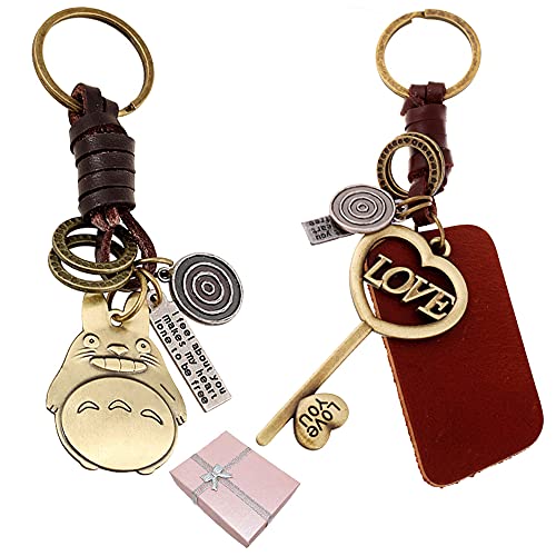 Ein Herz Breloczek do kluczy para miłość, breloczek do kluczy, torebka, prezent dla rodziny i przyjaciół (2 sztuki) von Ein Herz