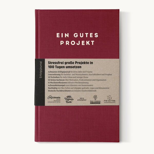 Ein guter Plan Ein gutes Projekt - Achtsames Erfolgsjournal für deine Ziele von Ein guter Plan