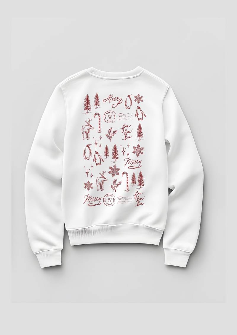 Sweater I Merry Christmas von EinDruckDesign