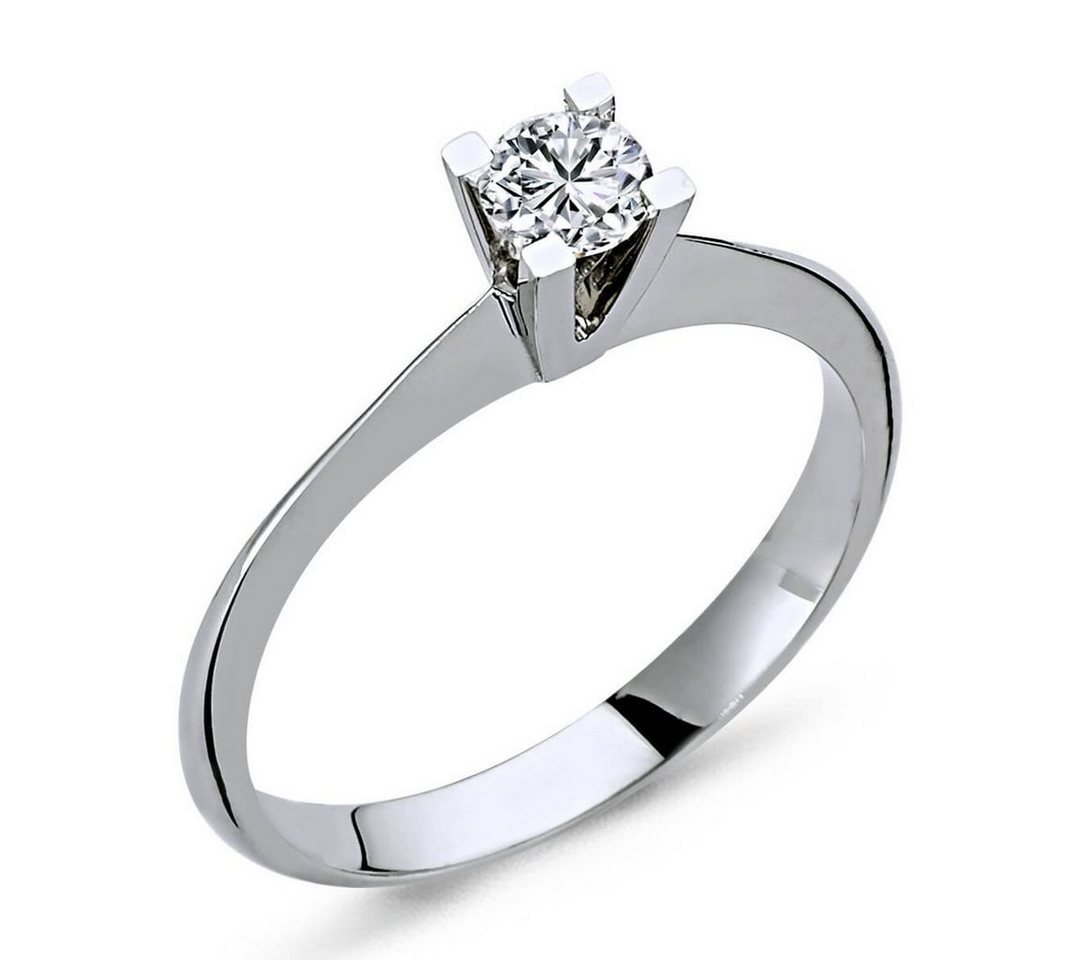 EinStein Diamant Diamantring 0,25 Carat Diamant Solitär Ring Verlobungsring Weißgold, Diamant von EinStein Diamant