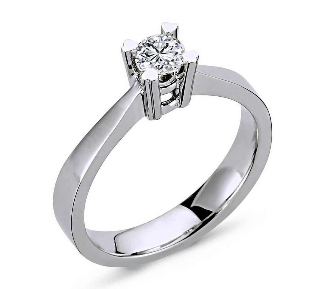 EinStein Diamant Diamantring 0,26 Carat Diamant Solitär Ring Antragsring Weißgold, Diamant von EinStein Diamant
