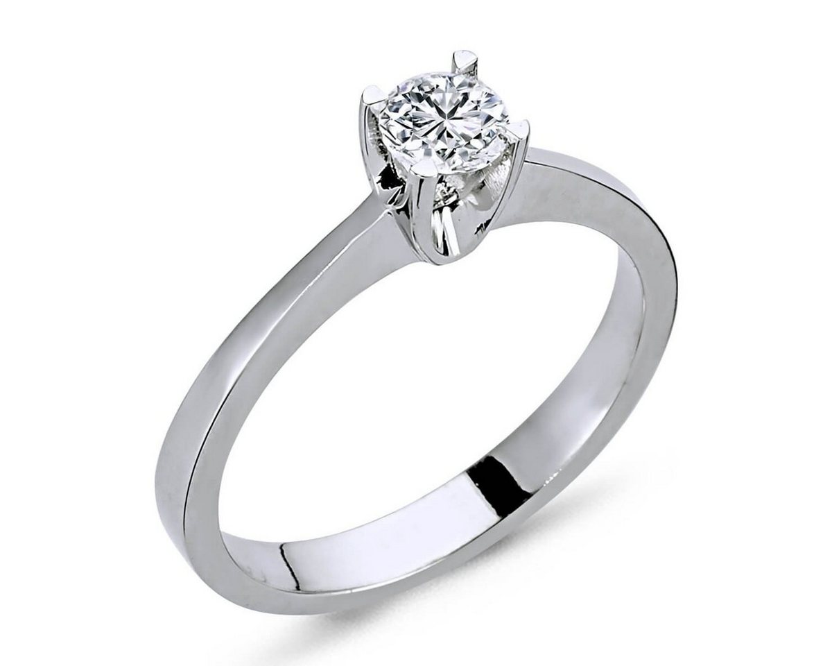 EinStein Diamant Diamantring 0,28 Carat Diamant Solitär Ring Verlobungsring Weißgold, Diamant von EinStein Diamant