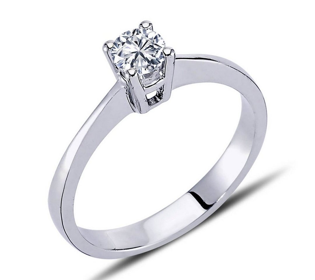 EinStein Diamant Diamantring 0,30 Carat Solitär Diamant Ring Verlobungsring Weißgold, Diamant von EinStein Diamant